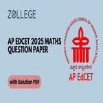 AP EDCET 2025 Maths Question Paper with Solution PDF